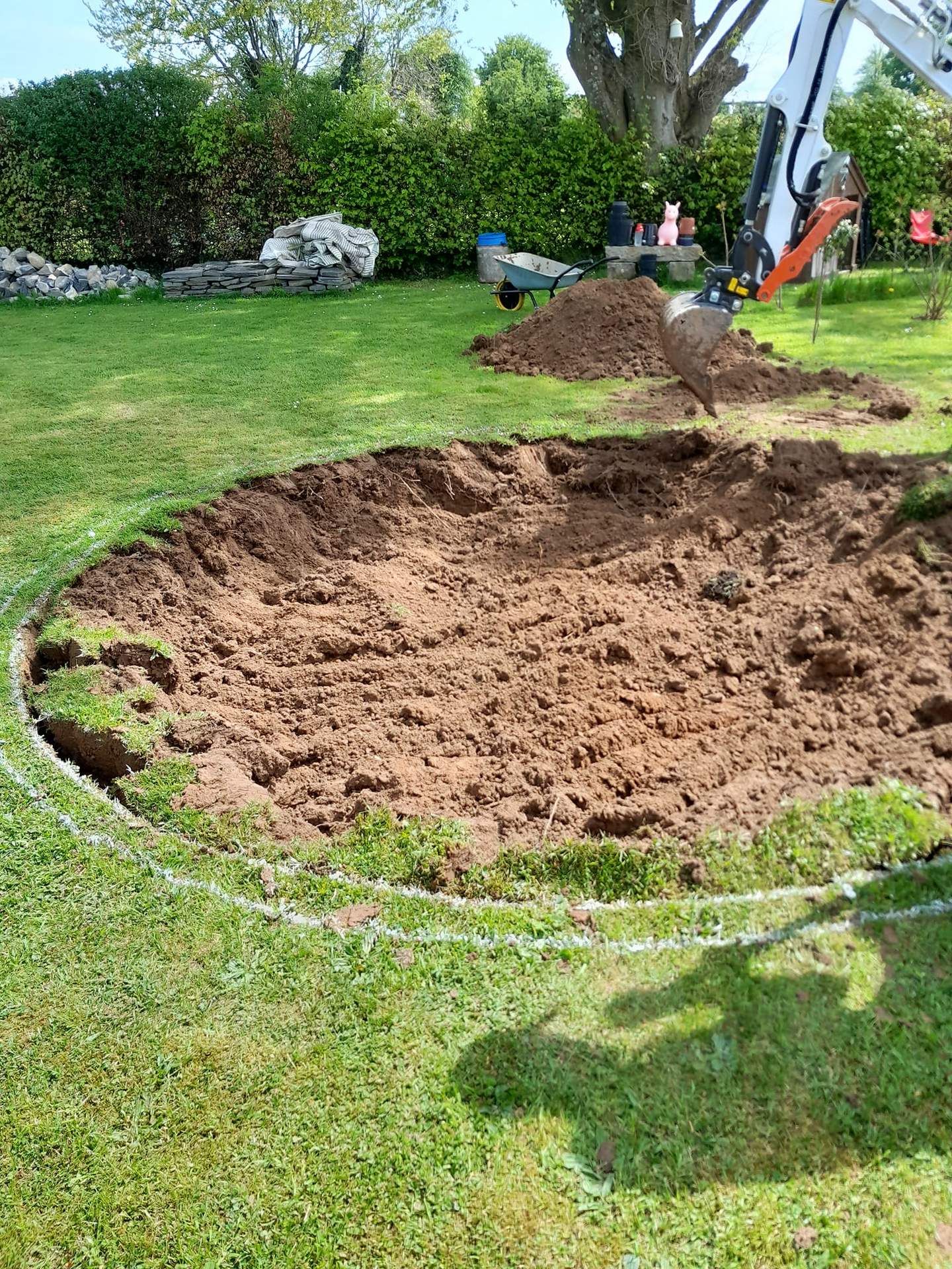 Inground Trampoline Installation
