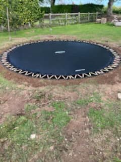 Inground Trampoline Installation